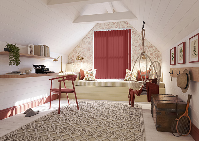 Orion (Blackout), Deep Carmine - Vertical Blind - Image 7